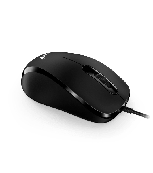 Мышь проводная Genius DX-101 черный, 1200 dpi, USB, кнопки - 3