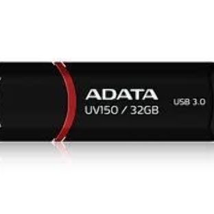 Флешка USB ADATA UV150 (AUV150-32G-RBK), 32Gb, USB 3.0, R/W 100/30, черный