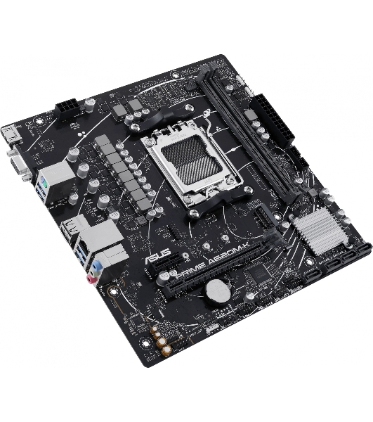 Материнская плата ASUS PRIME A620M-K, AM5, AMD A620, 2xDDR5, 4xSATA, 1xM.2, 1xPCI-E 4.0 x16, 1xPCI-E x1, 1xHDMI, 1xVGA, 1x 1Gb LAN, 4xUSB-A 3.2 Gen 1, 2xUSB-A 2.0, 3x3.5 мм, 7.1, Micro-ATX