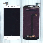 Дисплей для Micromax A300 Canvas Gold белый, фото2