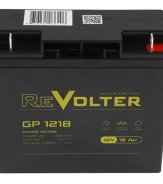 Аккумулятор 12В 18А.ч REVOLTER GP 1218