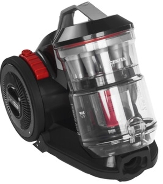 Пылесос Centek CT-2523 черный/красный, 420/2400 Вт, уборка сухая, пылесборник контейнер 3.5 л