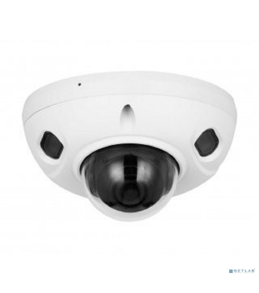 Уличная мини-купольная IP-видеокамера с ИИ DAHUA 4Мп; 1/3” CMOS; объектив 2.1мм; механический ИК-фильтр; WDR(120дБ); чувствительность 0.005лк@F1.4; сжатие: H.265+, H.265, H.264+, H.264, MJPEG; 3 пот