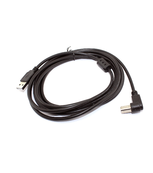 Кабель USB 2.0 на USB-B угол влево 5 м