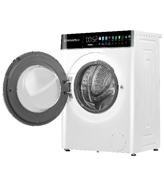 Стиральная машина Maunfeld MFWD1295WH05 белый, загрузка фронтальная 9 кг, 1200 об/мин., класс: В