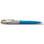 Ручка шариковая Parker 51 Premium (CW2169080) Turquoise GT, M, черные чернила, подарочная коробка, фото5