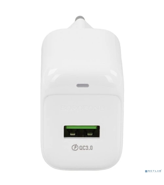 Сетевое зарядное устройство BOROFONE (6941991113789) BAS42A 1USB 3.0A QC3.0 18W белый