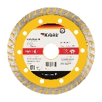 Диск алмазный отрезной Kranz Turbo 125x22.2 мм, фото 1