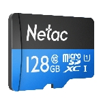 Флеш-Карта NeTac P500 Standard MicroSDXC 128Gb U1/C10 up to 80Mb/s, retail pack card only, фото 1