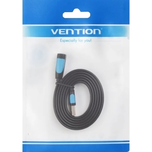 Кабель-удлинитель Vention USB 3.0 AM/AF - 2 м плоский VAS-A13-B200