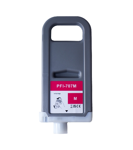 Картридж струйный Sakura 9823B001 (PFI-707M) для Canon, пурпурный, 700 мл.