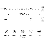 Лента светодиодная Basic в комплекте Gauss 12V 6W/m 600lm/m 3000K IP65 LED 5m 1/50, фото 1