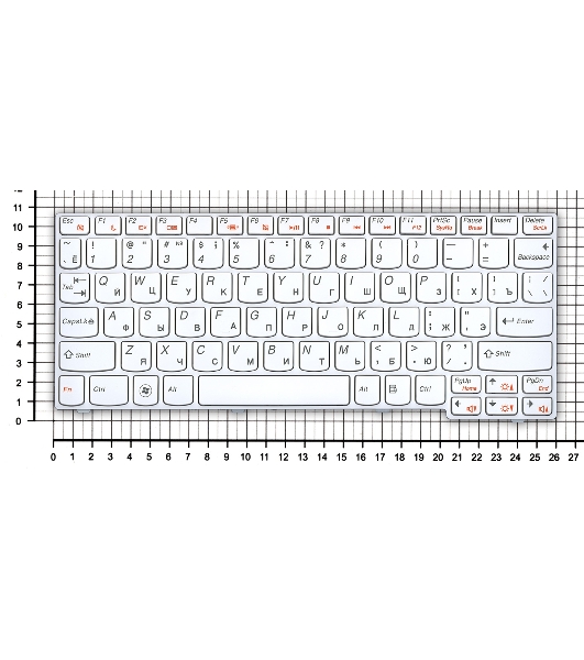 Клавиатура для ноутбука Lenovo IdeaPad U160 белая