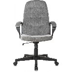 Кресло руководителя Бюрократ CH 002 Fabric Light-19 серый, крестов. пластик, фото17