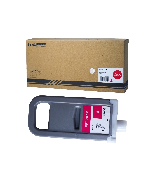 Картридж струйный Sakura 9823B001 (PFI-707M) для Canon, пурпурный, 700 мл.