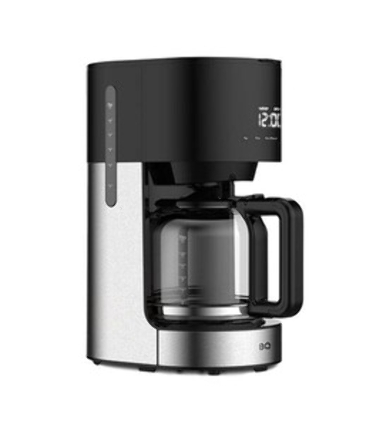 Кофеварка капельнаяBQ CM1001 черный-стальной, исп. кофе -молотый, 1.5 л, 900 Вт.