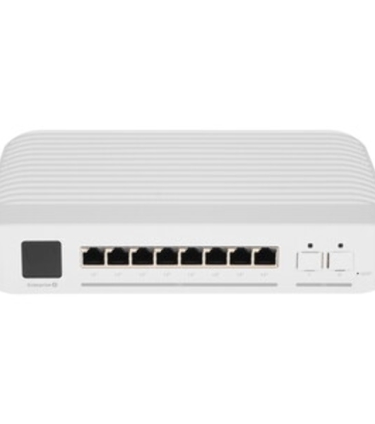 Коммутатор PoE в стойку Ubiquiti UniFi Switch Enterprise 8 PoE USW-Enterprise-8-PoE 8х 2.5G RJ45, 2х 10G SFP+, раздача 120 Вт