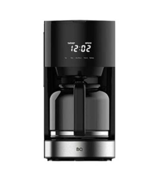 Кофеварка капельнаяBQ CM1001 черный-стальной, исп. кофе -молотый, 1.5 л, 900 Вт.