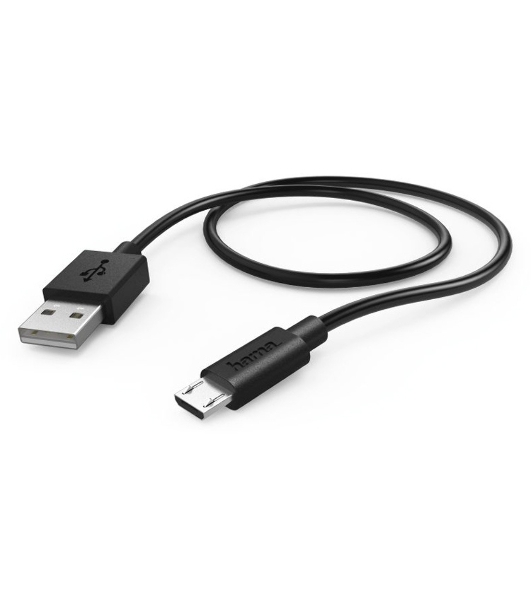 Кабель Hama 00178328 micro USB B (m) USB A(m) 0.6м черный