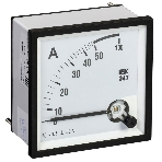 Амперметр Э47 72х72мм 50А кл. точн. 1.5 IEK IPA10-6-0050-E, фото 1