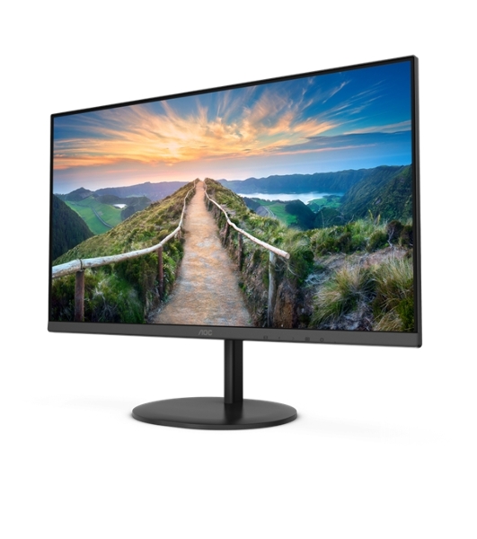 Монитор 23.8' AOC Value Line Q24V4EA IPS 2560x1440, 75 Гц, 4 мс, 16:9, 250 кд/м2, 1xHDMI, 1xDP, 1x3.5 мм, черный
