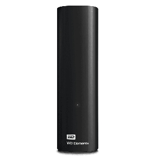 Внешний HDD WD Elements Desktop WDBWLG0140HBK-EESN, 14ТБ, черный