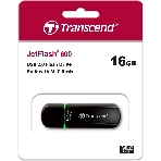 Флешка USB Transcend Jetflash 600 (TS16GJF600), 16Gb, USB 2.0, R/W 30/15, черный/зеленый, фото6