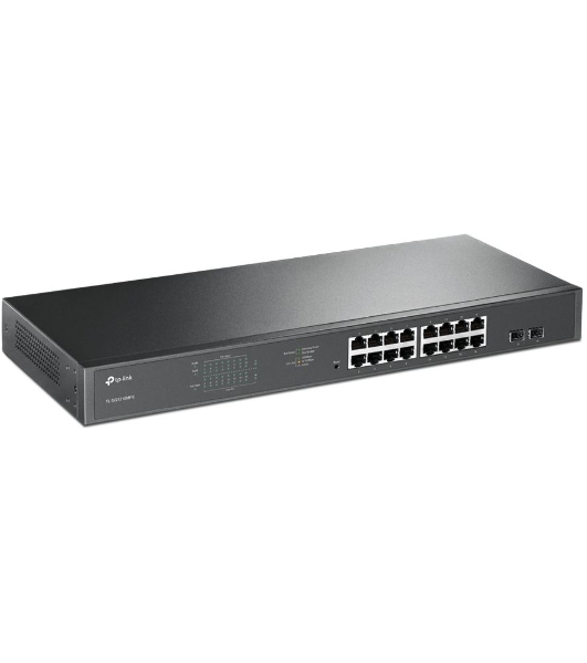 Коммутатор 16-port Gigabit PoE Easy Smart switch, 802.3af on ports 1-16, PoE budget 192 watts, desktop and rack-mountable