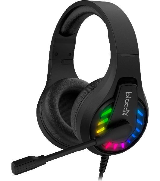 Гарнитура Bloody G230P чёрный, проводная, USB, подсветка