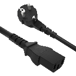 Кабель питания Greenconnect GCR-54377 PROF 2.0m, Евровилка угловая - С13, 3*1,0 мм, черный, фото3