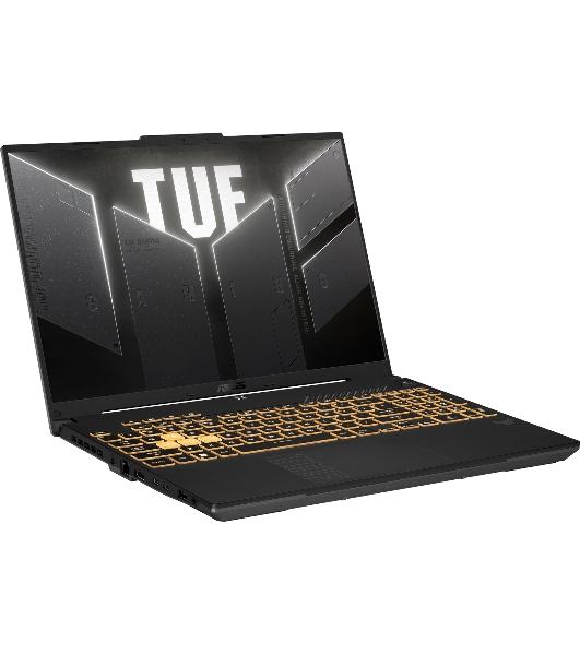 Ноутбук ASUS TUF F16 FX607VU-RL061 серый 90NR0N06-M002T0 16' (1920x1200 (матовый, 144Hz) IPS)/Intel Core 5 210H(2.2Ghz)/16384Mb/512PCISSDGb/noDVD/Ext:nVidia GeForce RTX 4050(6144Mb)/Cam/BT/WiFi/56WHr/war 1y/2.2kg/DOS