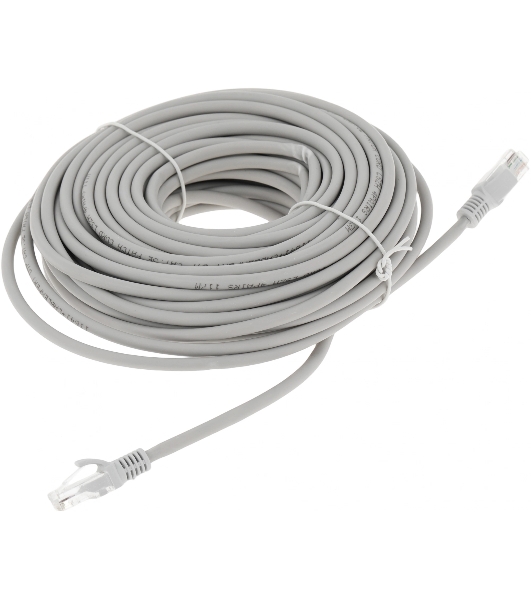 Патч-корд Premier PP31-20M-LSZH 1 Гбит/с UTP 4 пары cat.5e CCA molded 20м серый RJ-45 (m)-RJ-45 (m)