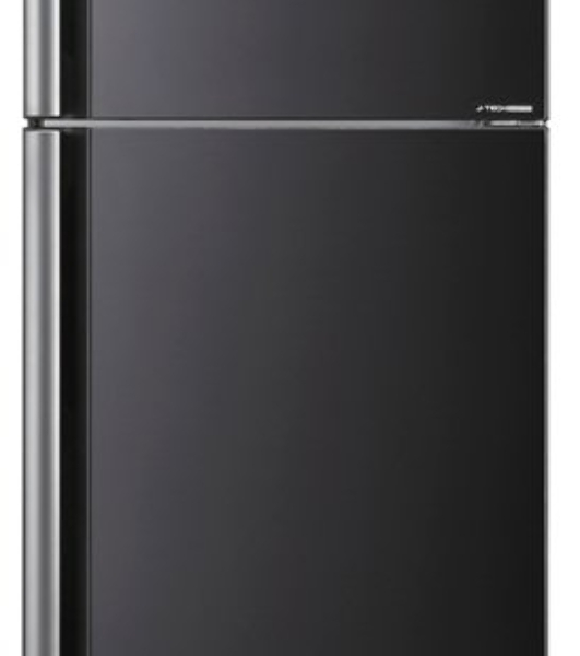 Холодильник Sharp SJ-XE59PMBK черный двухкамерный 430/148л морозилка сверху, No Frost