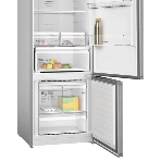Холодильник Bosch KGN55VL21U нержавеющая сталь двухкамерный 375/105л морозилка снизу, No Frost, фото3
