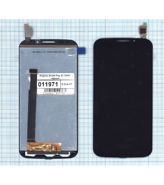 Дисплей для Alcatel Pop S7 7045Y черный