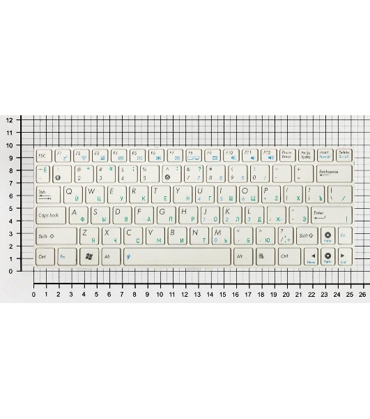 Клавиатура для ноутбука Asus Eee PC 1000 1000H 1000HD белый