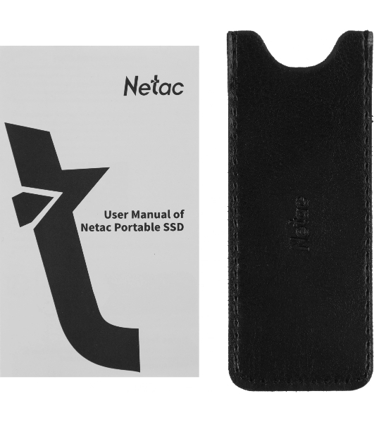 Внешний SSD Netac Z SLIM, 2TB, USB 3.2 Gen 2 Type-C, R/W 550/480, черный