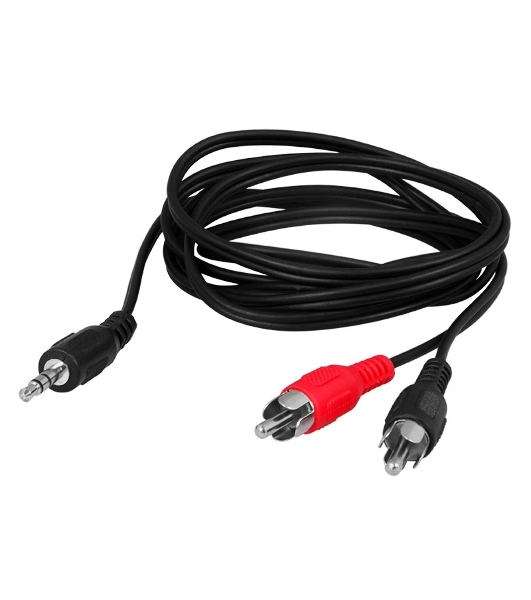 Шнур Rexant Стерео 3,5 мм - 2 RCA, 1.5 м (10 шт./уп.)