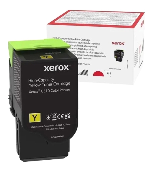 Картридж лазерный Xerox C310 желтый 5,5K (006R04371)