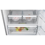 Холодильник Bosch KGN55VL21U нержавеющая сталь двухкамерный 375/105л морозилка снизу, No Frost, фото2