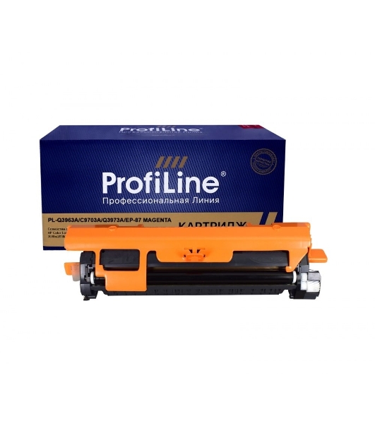 Картридж лазерный ProfiLine PL-Q3963A/C9703A/C3973/EP-87 для принтеров HP Color LaserJet 1500/2500/2550/2820/2840 Series Canon LBP-2410/LBP-5200/ImageClass MF8180C Magenta 4000 копий