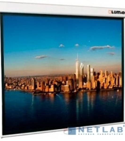 Экран Lumien 207x207см Master Picture LMP-100105 1:1 настенно-потолочный рулонный белый