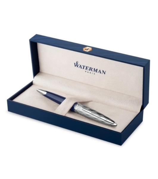 Ручка шариковая Waterman Carene L`Essence du Bleu (CW2166425) LaqBlue CT, M, синие чернила, подарочная коробка