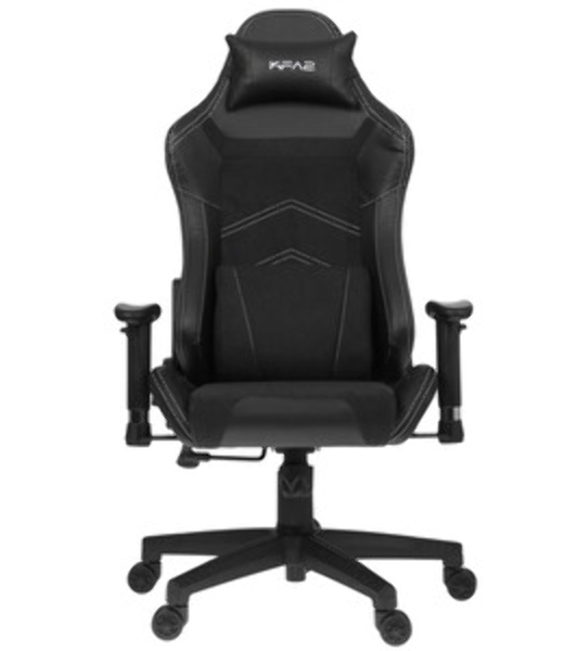Кресло KFA2 Gaming Chair 04 L черный, экокожа, подголовник