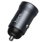 Автомобильное зарядное устройство Hoco, 18Вт, USB, Z62, металлический серый, коробка, фото7