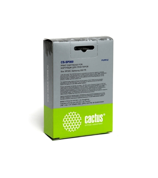 Картридж матричный Cactus CS-SP300 фиолетовый (1 800 000 знаков) для Star SP300/Samsung 250 FR