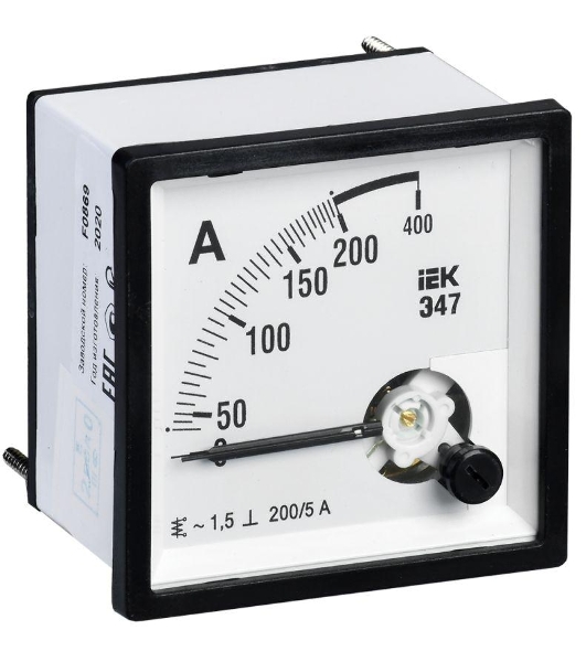 Амперметр Э47 72х72мм 200/5А кл. точн. 1.5 IEK IPA10-6-0200-E