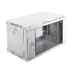 Шкаф телеком. настенный разборный 6U (600х350) дверь стекло, цвет черный (ШРН-Э-6.350-9005) (1 коробка), фото7