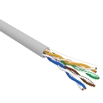 Кабель витая пара Rexant U/UTP, cat.5e, ZH нг(А)-HF, 4х2х0,52мм, 24AWG, INDOOR, SOLID, серый, 305м PRO, фото2