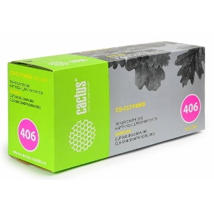 Картридж лазерный Cactus CS-CLT-Y406S yellow желтый (1000 стр.) для Samsung CLP-360/365/CLX-3300/3305